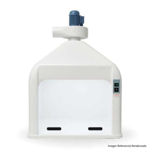 Campana de Gases Pequeña | Fibra de Vidrio, LED y Vidrio Templado