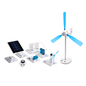 Un kit de energias renovables destinado a crear hidrogeno a través de energias limpias.