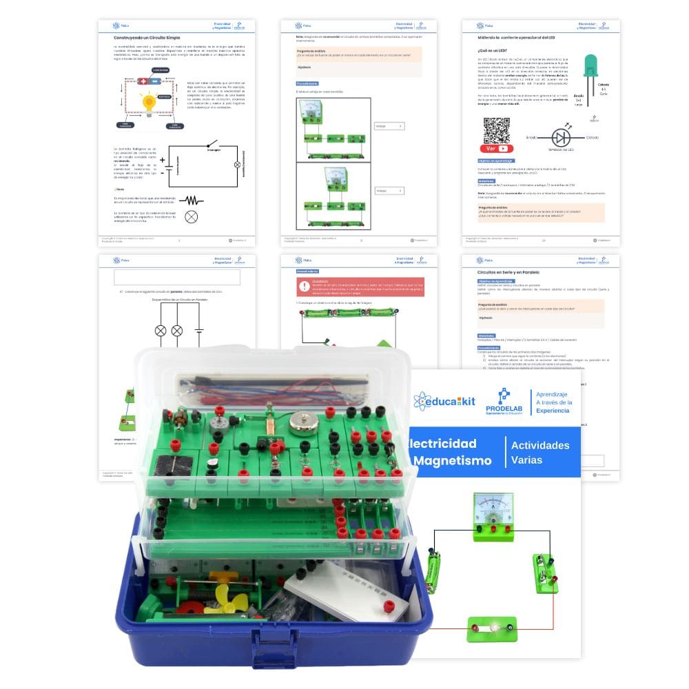 Kit de Electricidad y Magnetismo para Educación | Manual Prodelab - Image 3