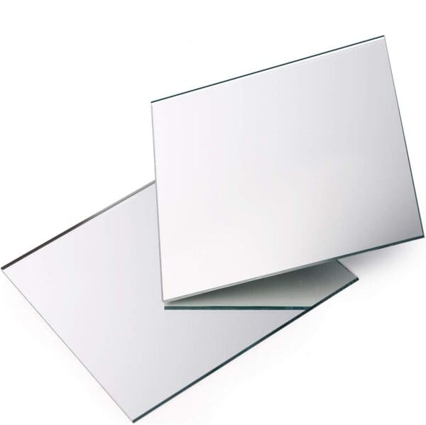 Espejo Plano Cuadrado 10x10 cm | Pack 10 un.