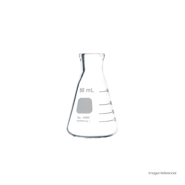 Matraz Erlenmeyer 50 mL