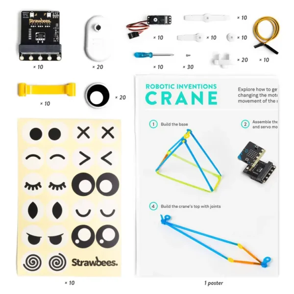 Strawbees Invenciones Robóticas con micro:bit - Kit Escolar - Image 2