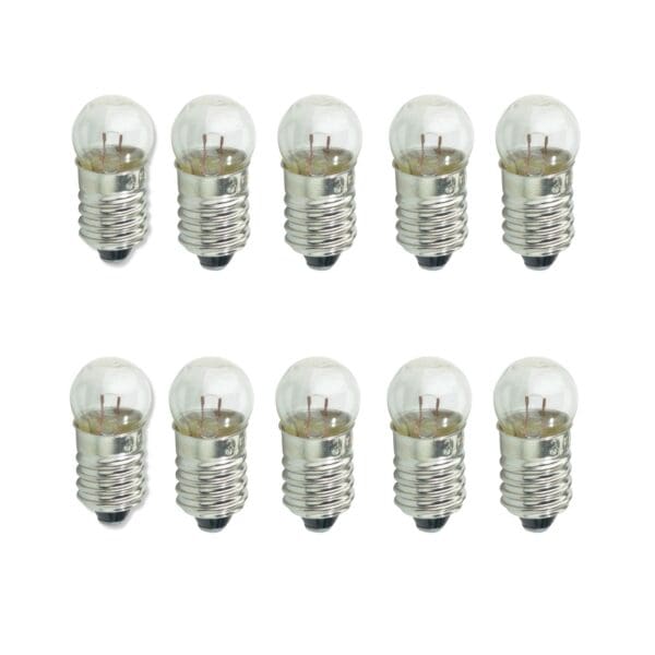 Set 10 mini Bombillas E10 3.8V para Experimentos Eléctricos