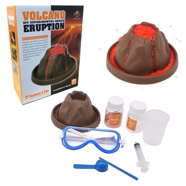Kit Volcán en Erupción para Niños – DIY Didáctico