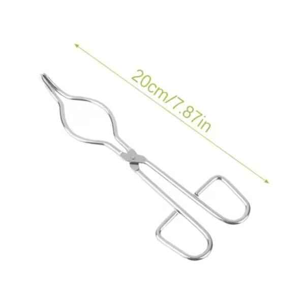 Pinza Crisol 20 cm acero inoxidable - Image 3