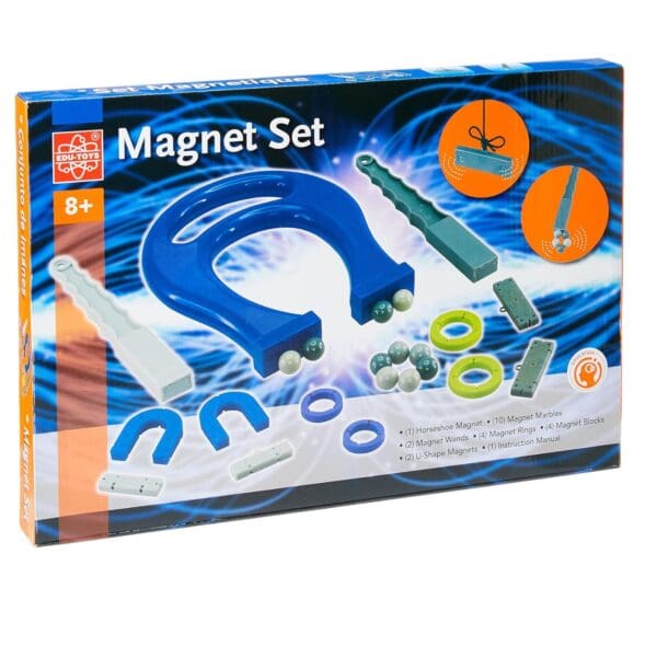 Set Didáctico de Imanes – 8 Piezas + Accesorios (23 Pcs)