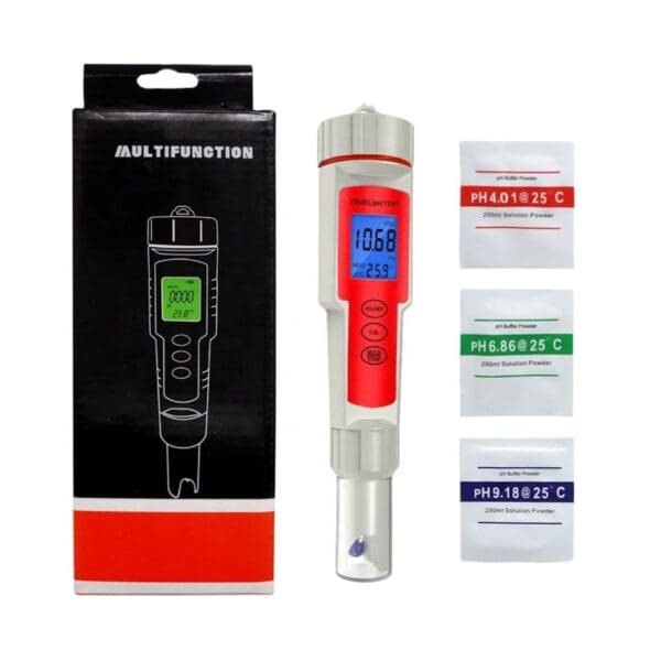 Medidor Digital 4 en 1 pH / TDS / EC / Temperatura