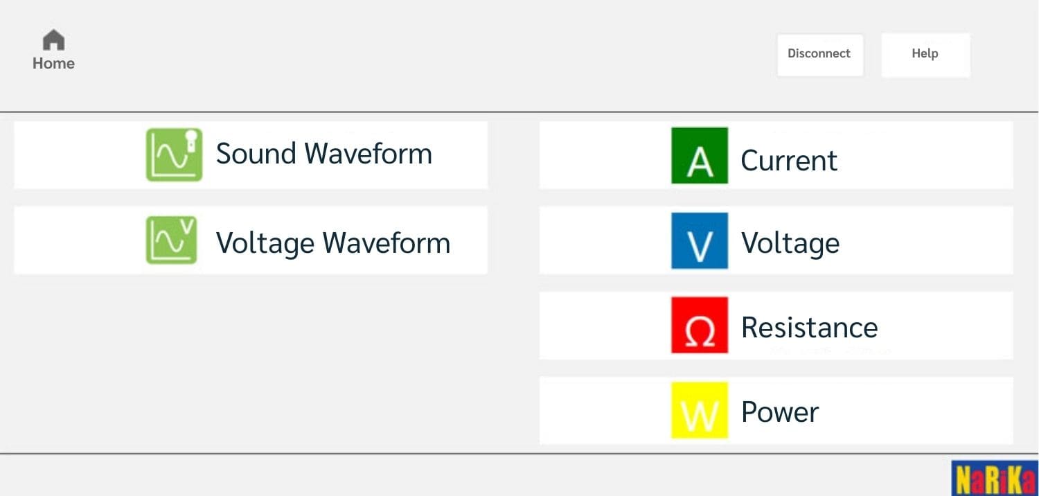 Pantalla principal de MARU-WEB