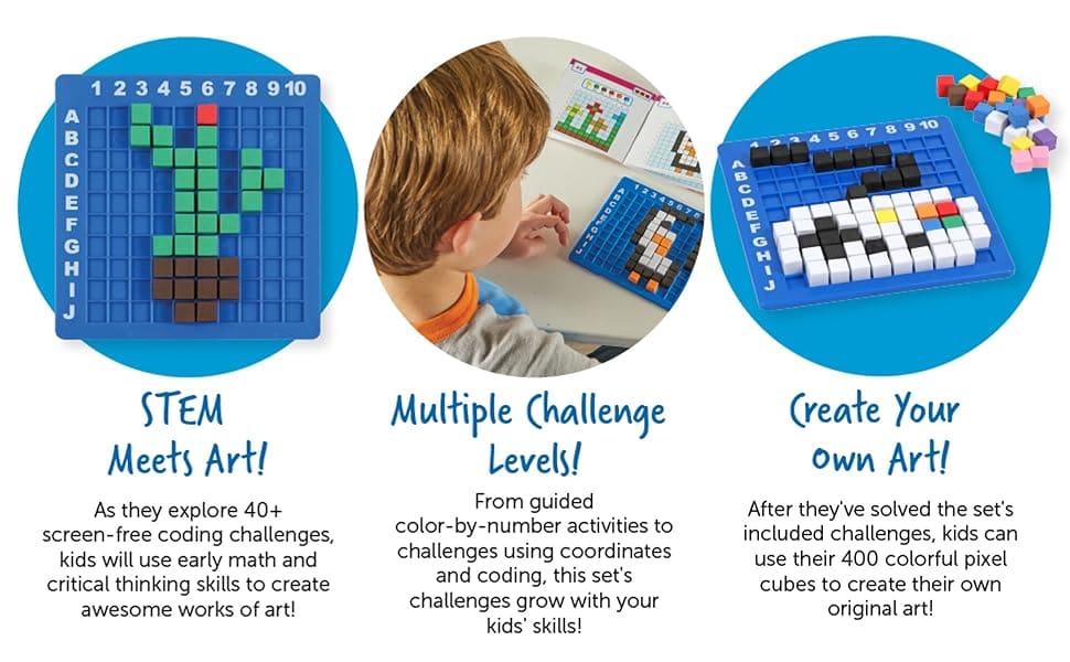 Pixel Art challenge STEM Explorers