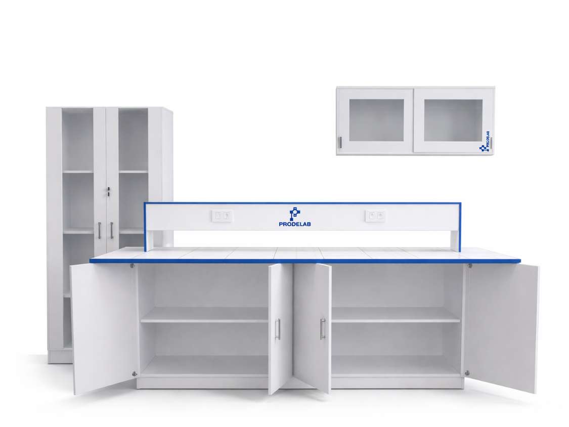 Mobiliario técnico de laboratorio fabricado por Prodelab en Chile